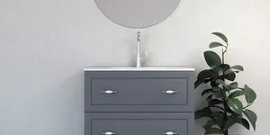 ארון אמבט Elemental Luxe עם כיור אינטגרלי