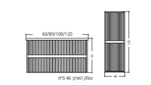 ארון אמבט דגם DIAZ