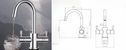 ברז למערכת מים סדרת PORTO כרום