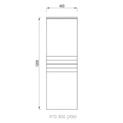 ארון דלתות תלוי OPTIMAL DOORS