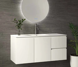 ארון אמבטיה תלוי דגם SOVANA במגוון צבעים וגדלים לבחירה + מראה מתנה