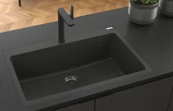 כיור מטבח גרניט דגם OPAL76