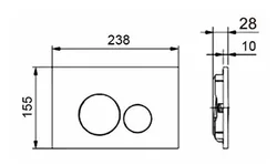 לחצני נירוסטה סדרת UONO