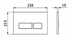 לחצני נירוסטה סדרת VIA