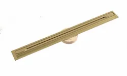 תעלת ניקוז חיבור ישיר סדרת GOLDEN זהב מט