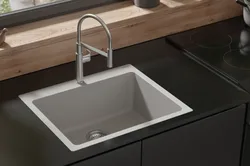 כיור מטבח גרניט דגם OPAL60