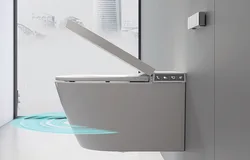 אסלה חכמה דגם SPLASH סט שלם אסלה, לחצן, ומיכל הדחה סמוי