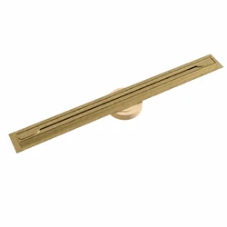 תעלת ניקוז חיבור ישיר סדרת GOLDEN זהב מט